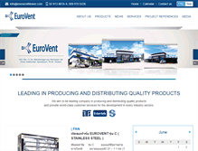 Tablet Screenshot of euroventblower.com